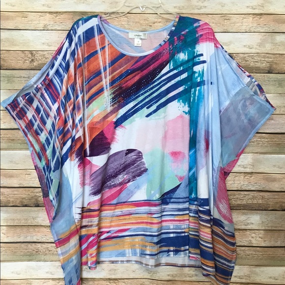 CJ Banks Tops - CJ Banks colorful top